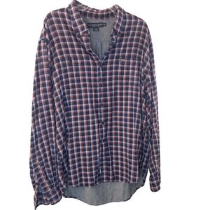 U.S. Polo Assn. XXL Plaid Flannel Shirt Long Sleeve Button‎ Down Casual